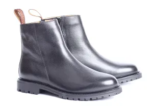 2131B - Black Grain - Fur Lining/Semelle Gomme