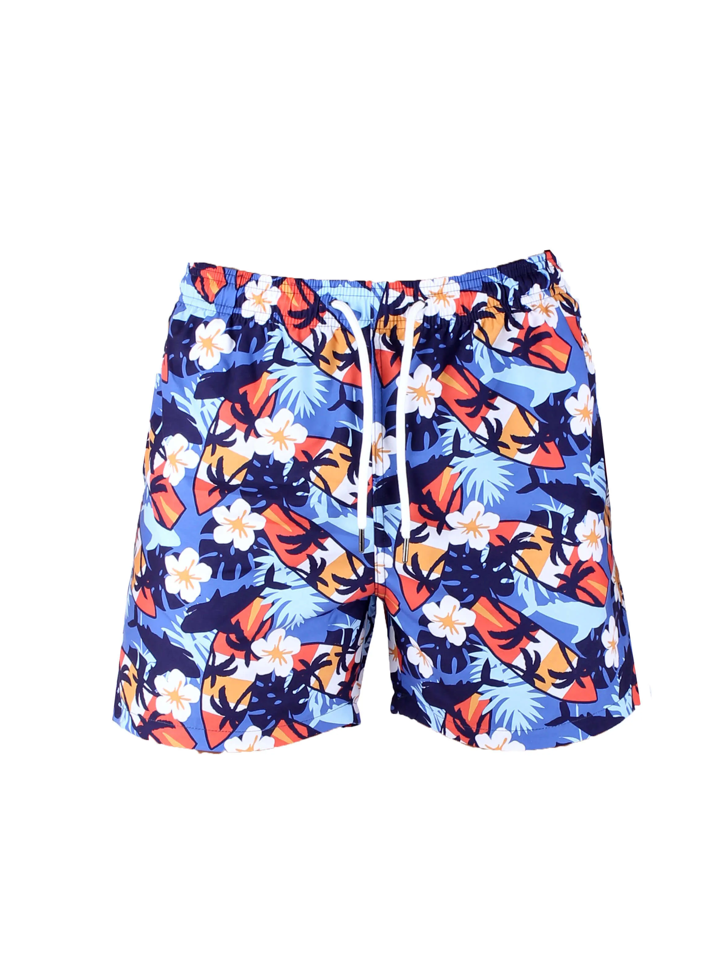 AQUA Swim Shorts Hawai Design - Multi Color