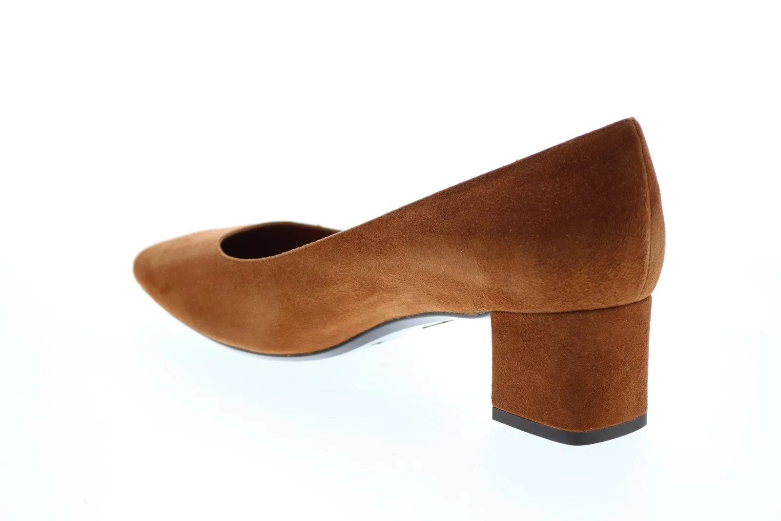 Aquatalia Pasha Dress Sde Aq 24 7 34L1955-CAR Womens Brown Suede Heels Pumps Shoes