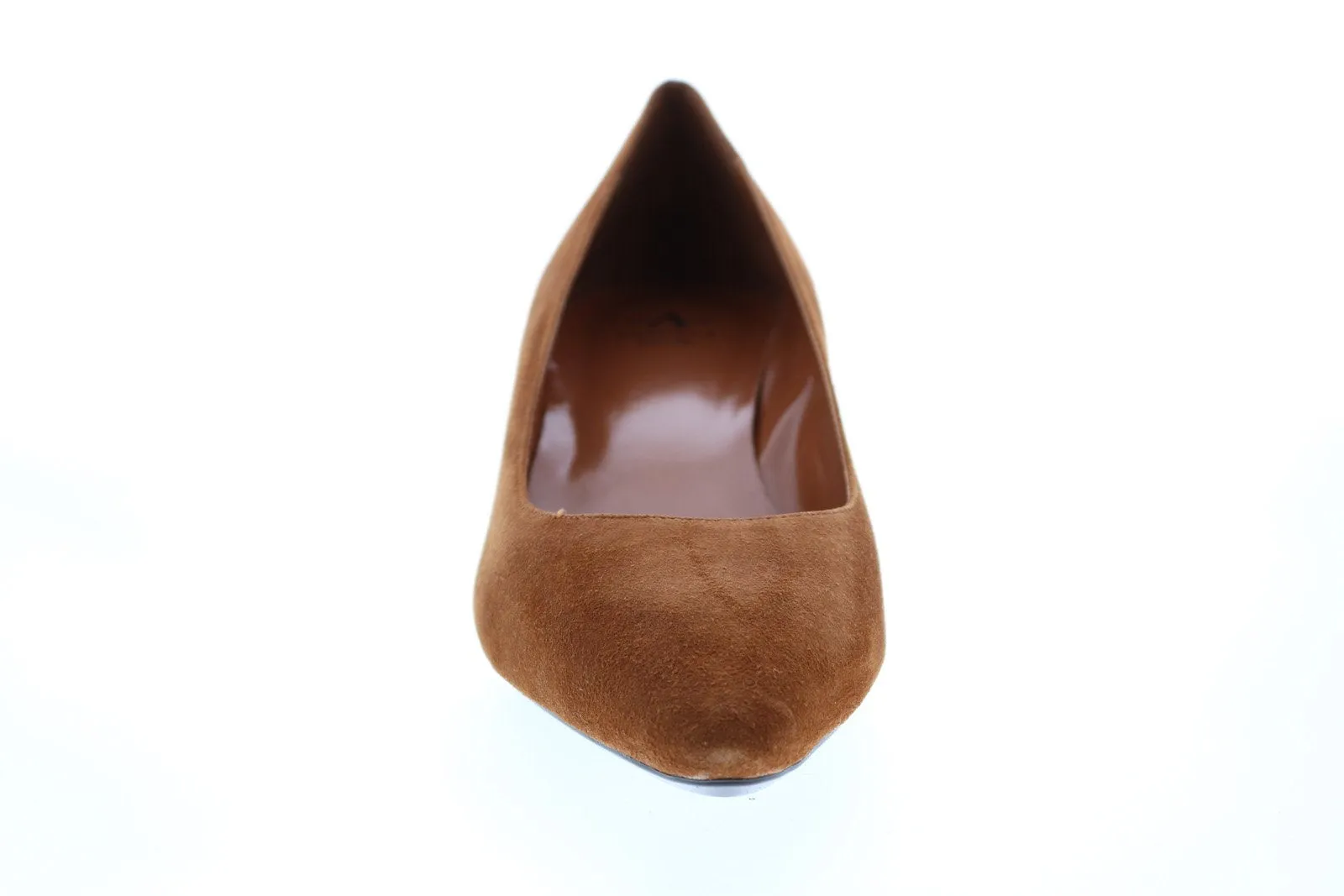 Aquatalia Pasha Dress Sde Aq 24 7 34L1955-CAR Womens Brown Suede Heels Pumps Shoes