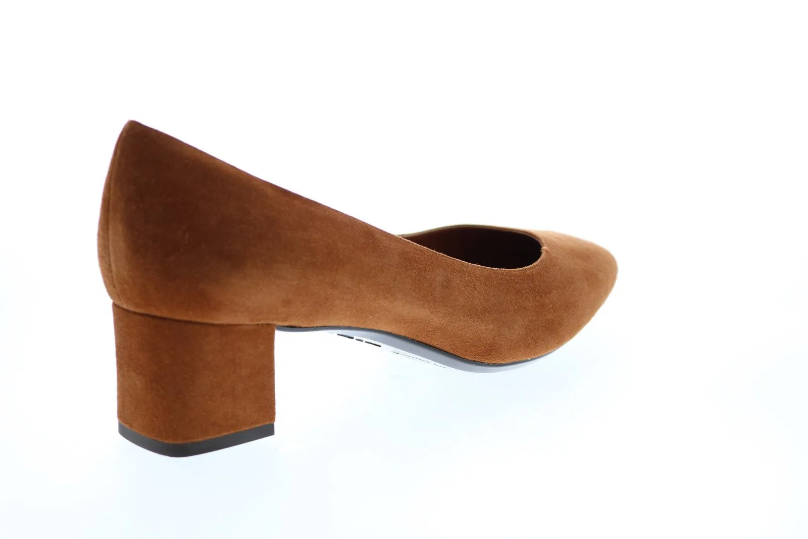 Aquatalia Pasha Dress Sde Aq 24 7 34L1955-CAR Womens Brown Suede Heels Pumps Shoes