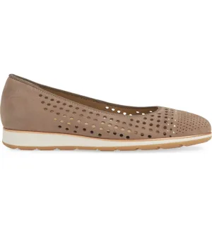Ara Women's Sardinia Ballet Flats- Taupe