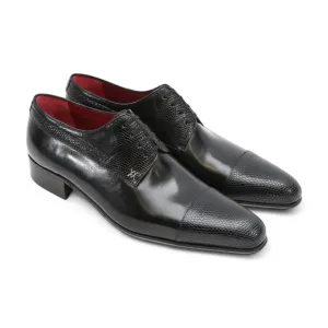Artioli Edoardo Men's Shoes Exotic Lizard / Buffalo Derby Oxfords (ART1041)