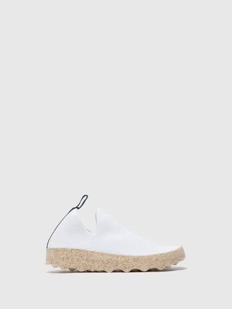 AsPortuguesas Womens Care L Elasticated Sneakers White