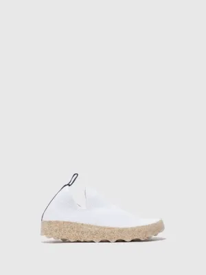 AsPortuguesas Womens Care L Elasticated Sneakers White