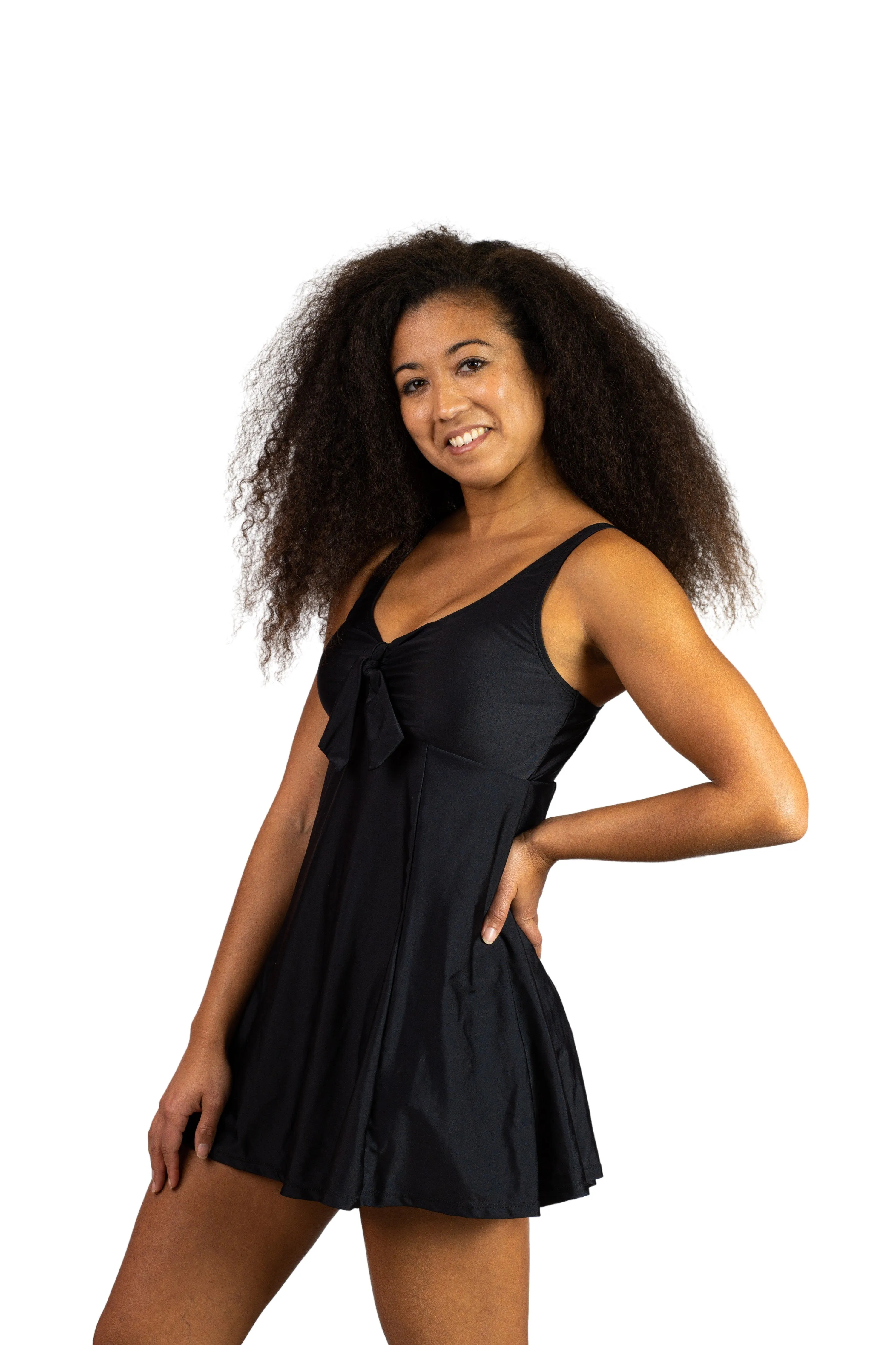 Bow Front Swim Dress