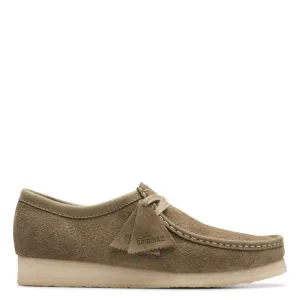 Clarks Men's Wallabee in Pale Khaki Suede