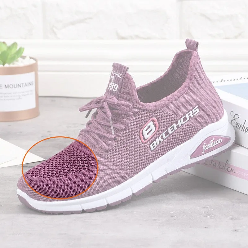 Cuzcare Women Orthopedic Shoes Platform Comfy Sneakers