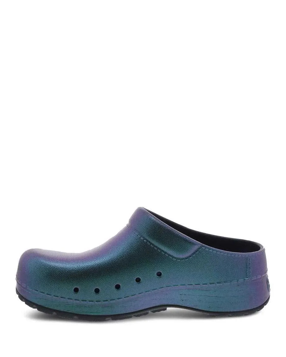 Dansko Women's Kane Molded Clogs- Black Iridescent