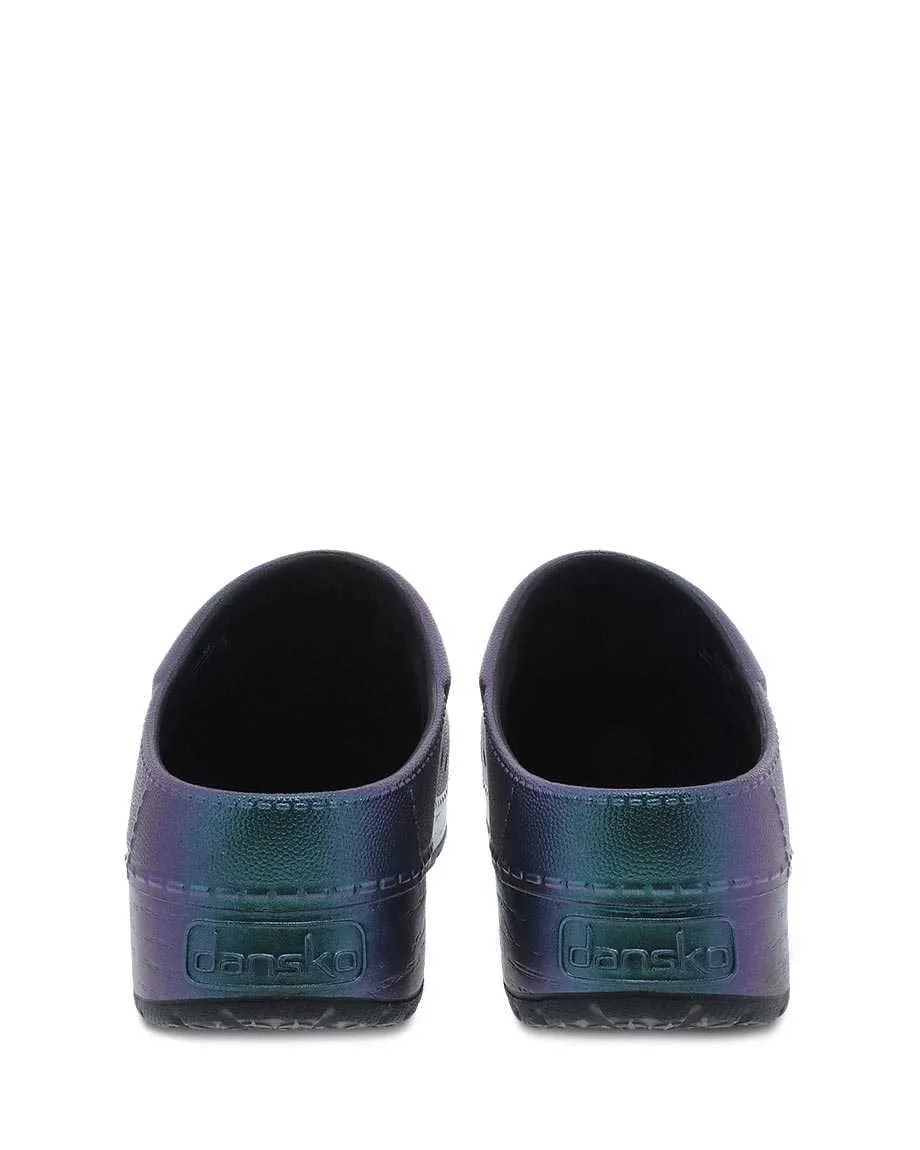 Dansko Women's Kane Molded Clogs- Black Iridescent