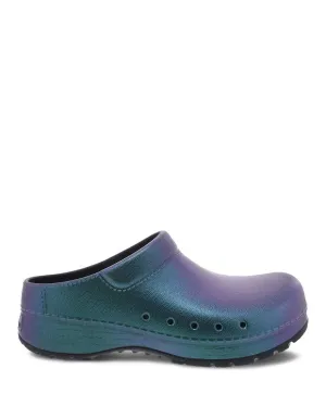 Dansko Women's Kane Molded Clogs- Black Iridescent