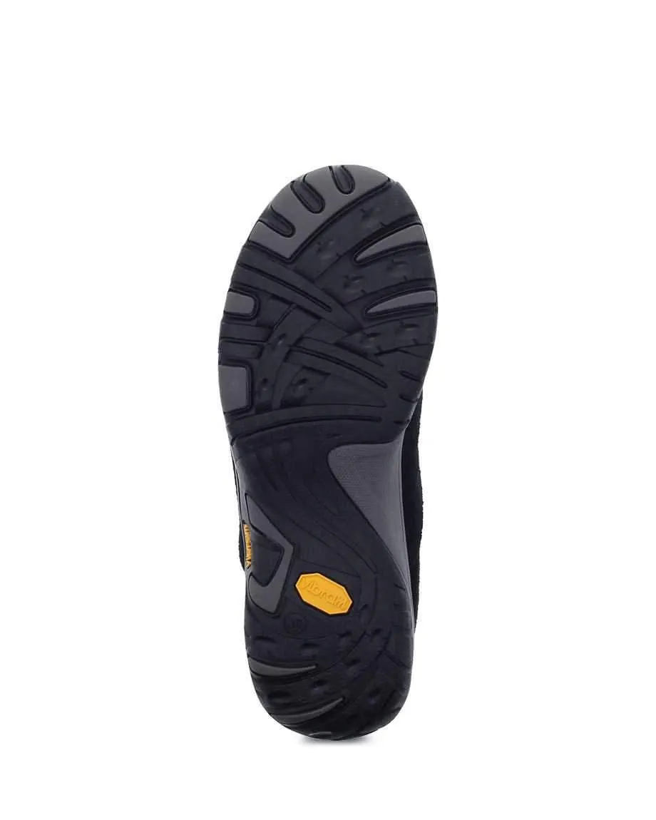 Dansko Women's Parson Slip On Shoes- Black Suede