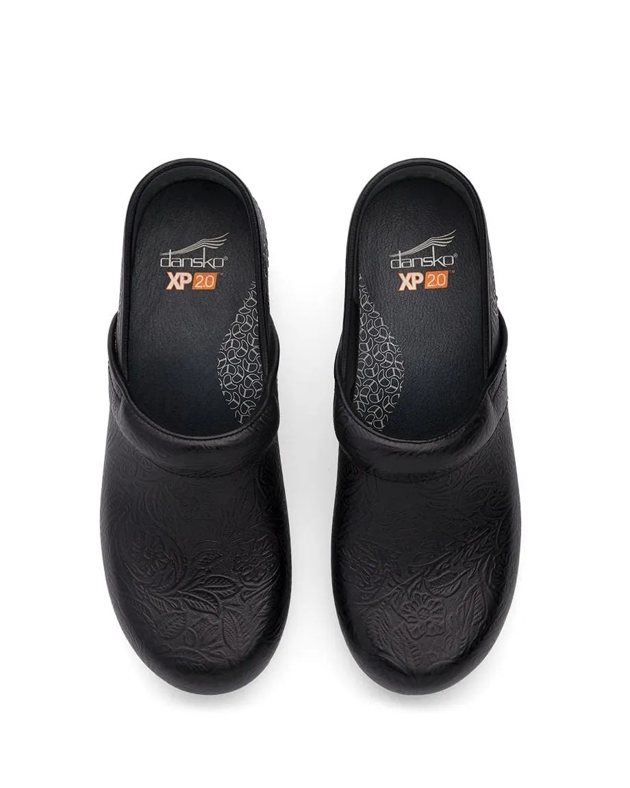 Dansko Women's XP 2.0 Clogs- Tooled Black Floral