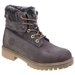 Darkwood Walnut Casual Walking Boots Womens