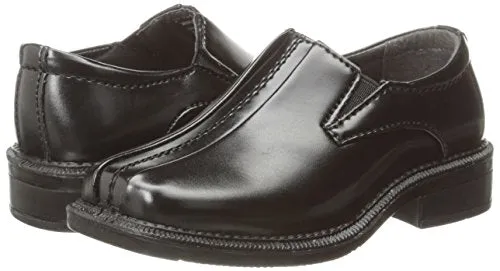 Deer Stags boys Wings Slip-on Loafer, Black, 10 M US Big Kid