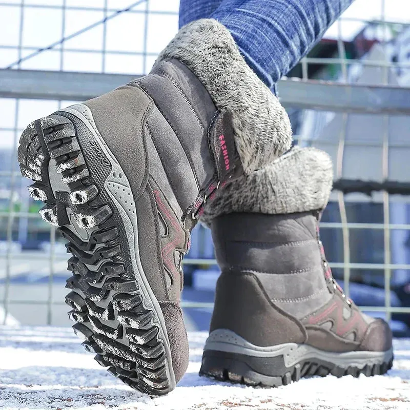Dyavor Orthopedic Women Boots Arch Support Warm NonSlip High Top Boots