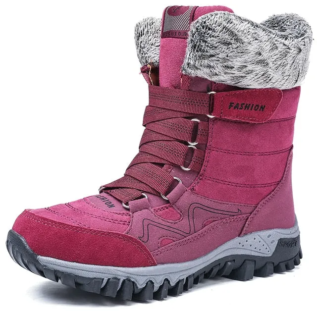 Dyavor Orthopedic Women Boots Arch Support Warm NonSlip High Top Boots