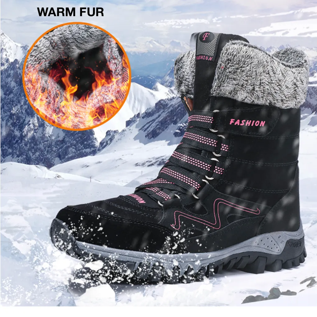 Dyavor Orthopedic Women Boots Arch Support Warm NonSlip High Top Boots