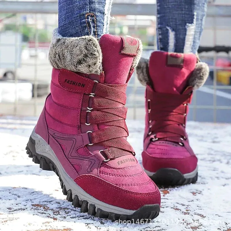 Dyavor Orthopedic Women Boots Arch Support Warm NonSlip High Top Boots