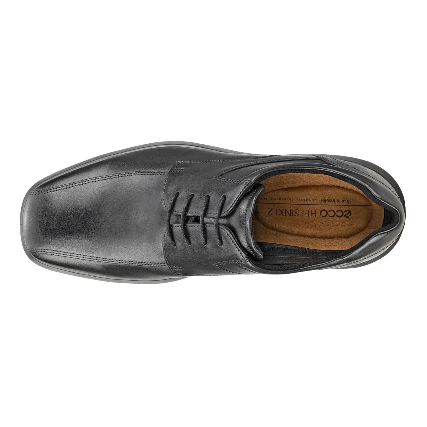 Ecco Men's Helsinki 2 Bike Toe Dress Shoes- Black