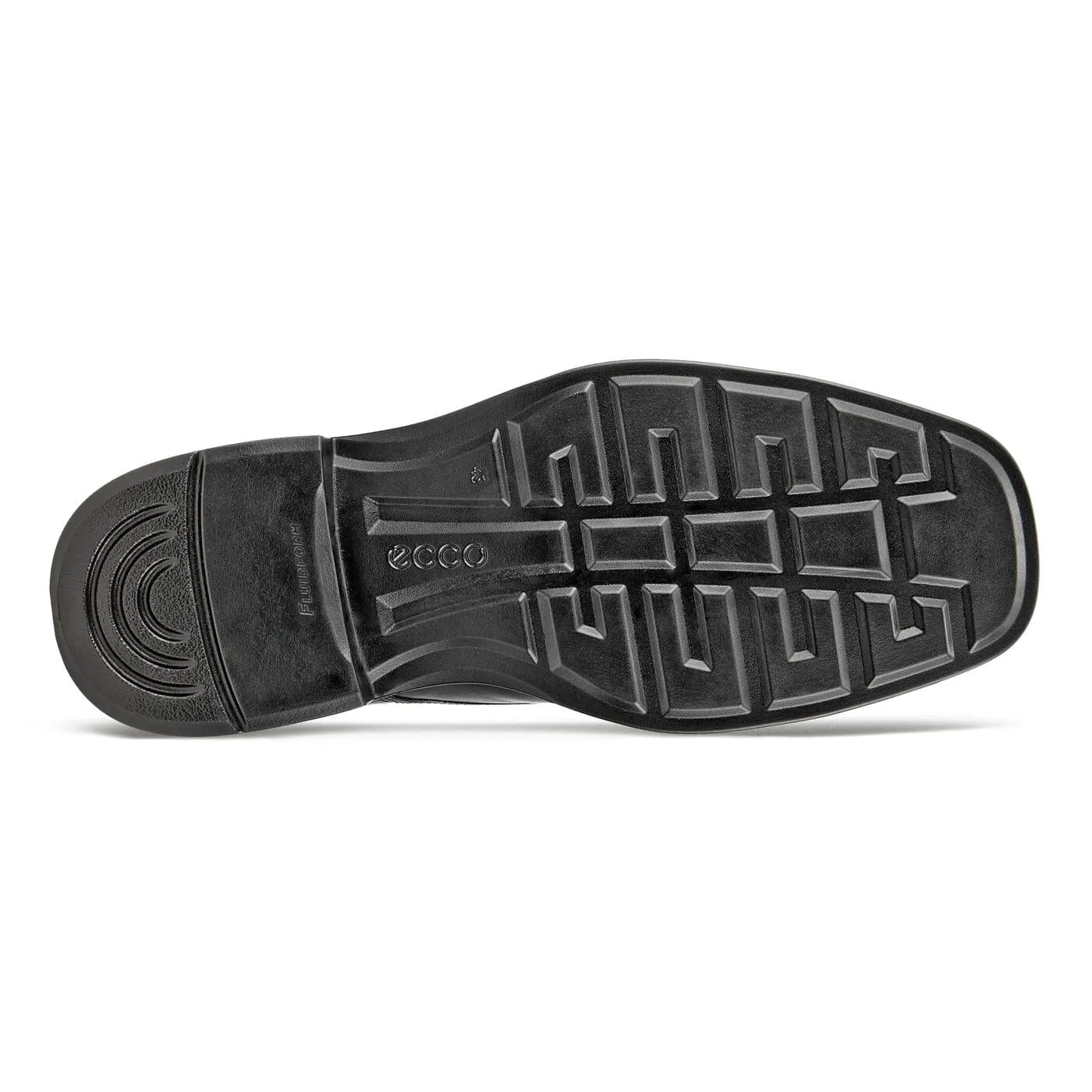 Ecco Men's Helsinki 2 Bike Toe Dress Shoes- Black