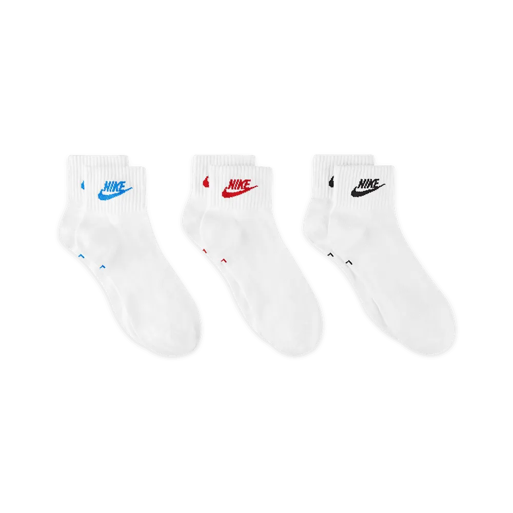 Everyday Essential Ankle Socks (3 Pairs) 'Multi Color'