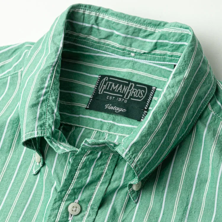 Green Japanese Washer Stripe