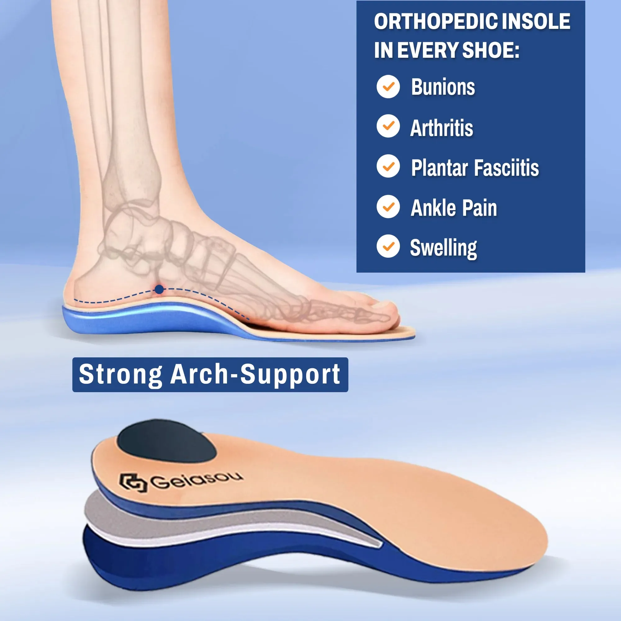 GRW Orthopedic Men Shoes Breathable Soft Comfortable Standing All day Comfort Gym Shoes