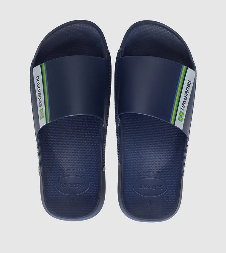 HAVAIANAS SLIDE BRASIL - 4147319 -NAVY BLUE