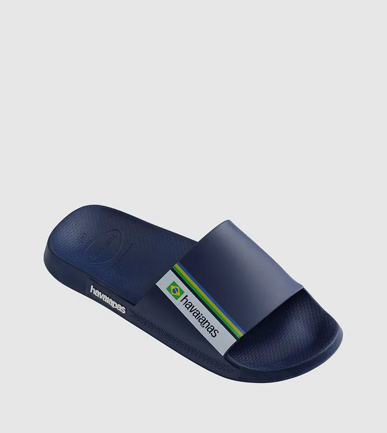HAVAIANAS SLIDE BRASIL - 4147319 -NAVY BLUE
