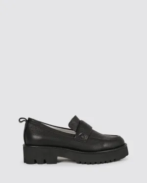 HIPSTER LOAFERS BLACK LEATHER