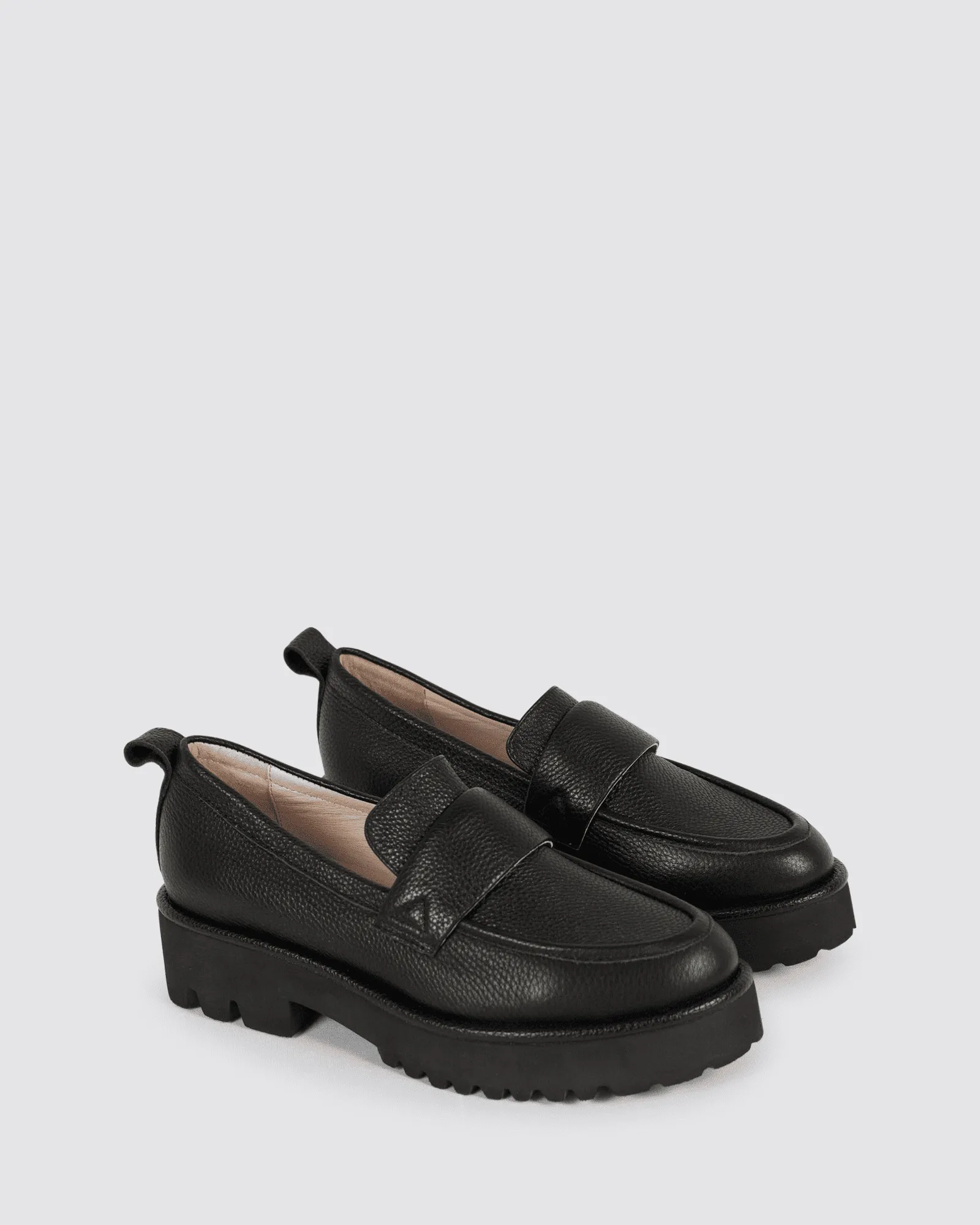 HIPSTER LOAFERS BLACK LEATHER