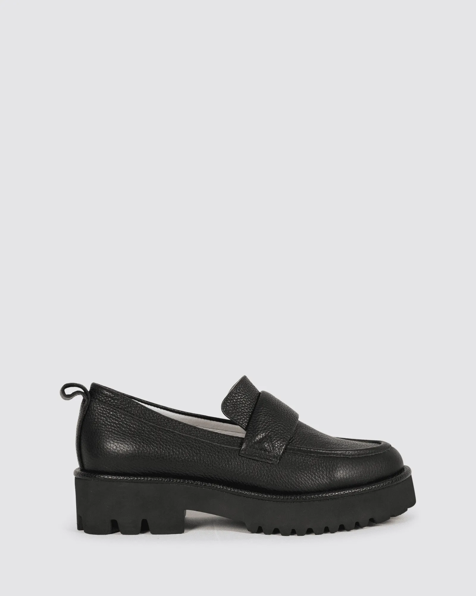 HIPSTER LOAFERS BLACK LEATHER