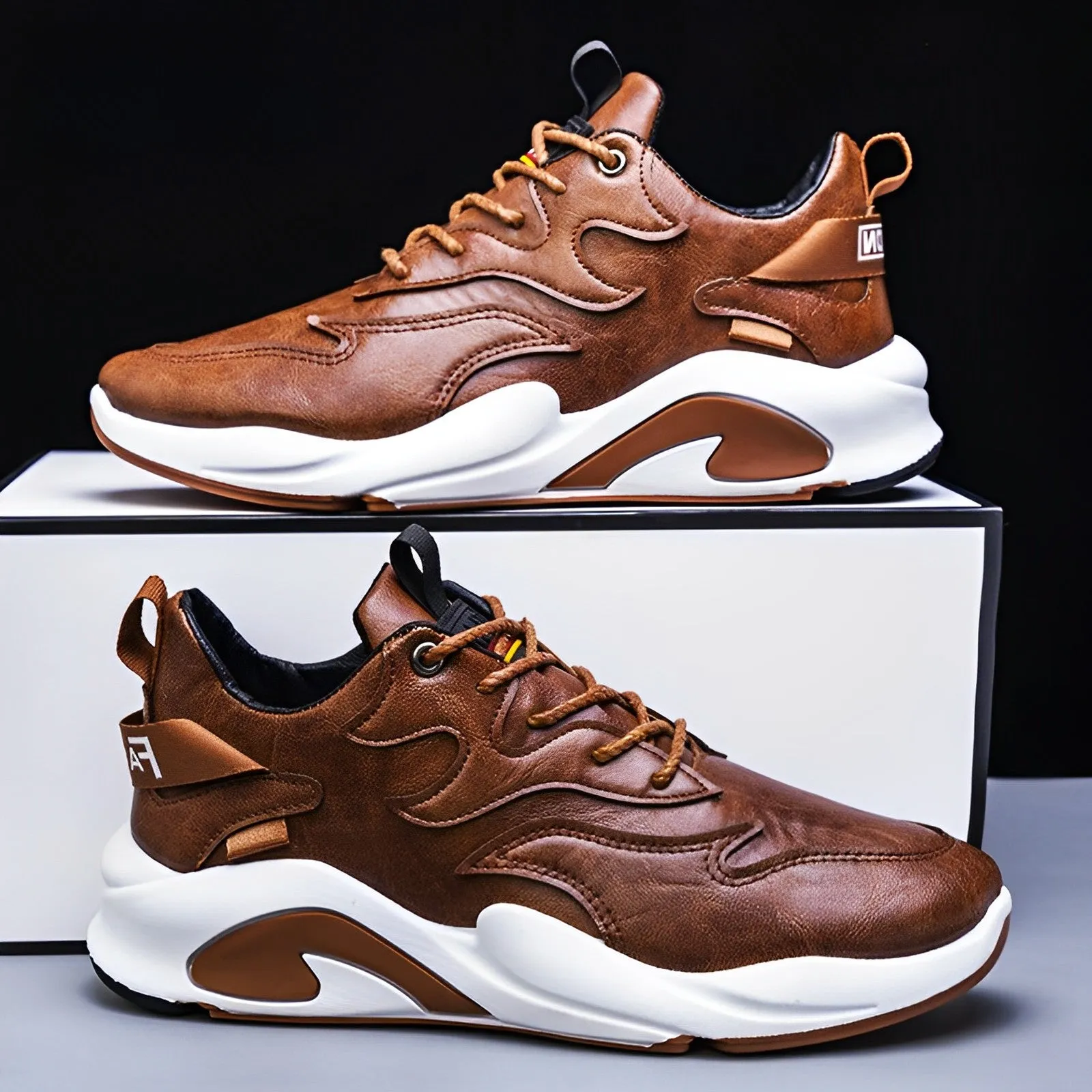 Kayla - Genuine leather sports shoes
