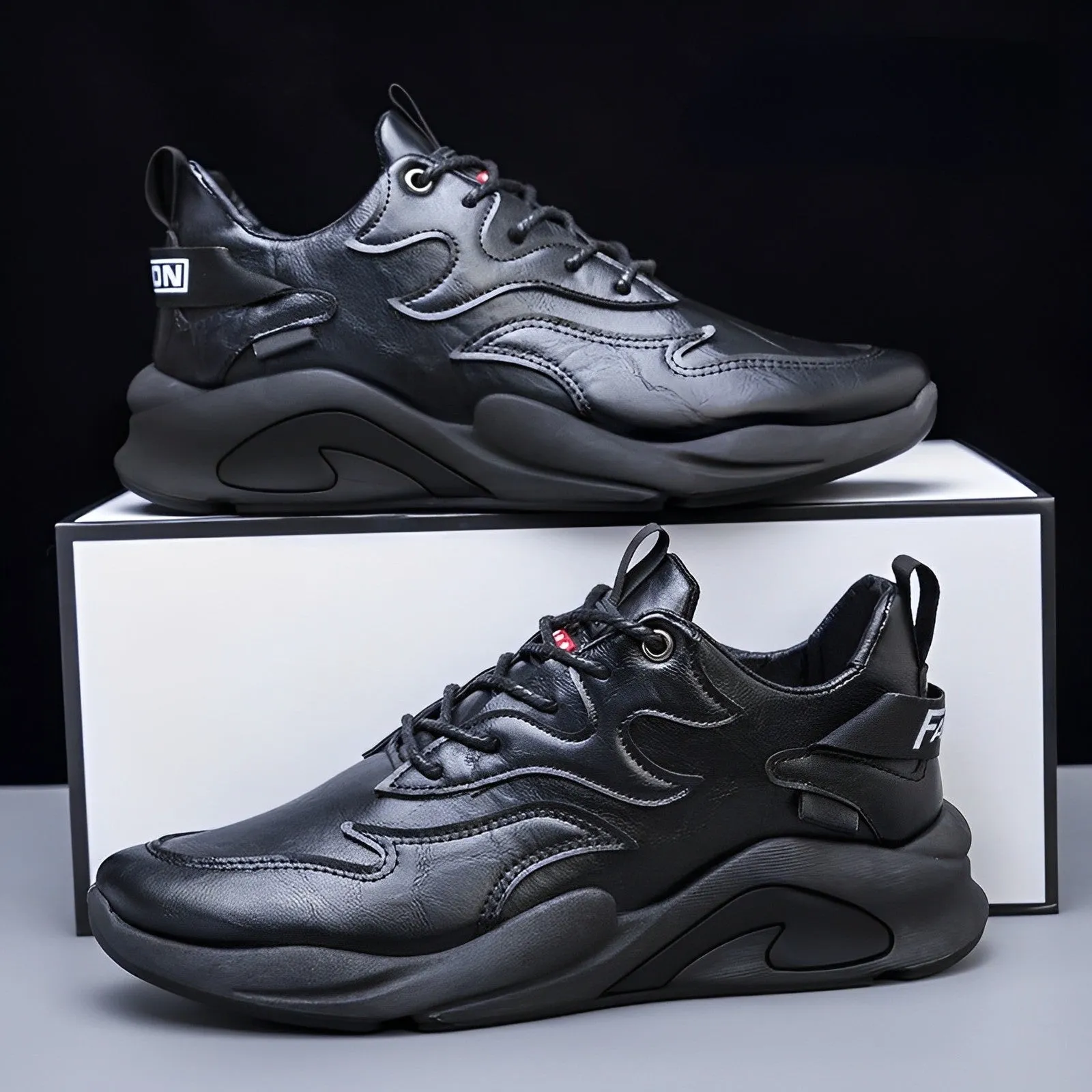 Kayla - Genuine leather sports shoes