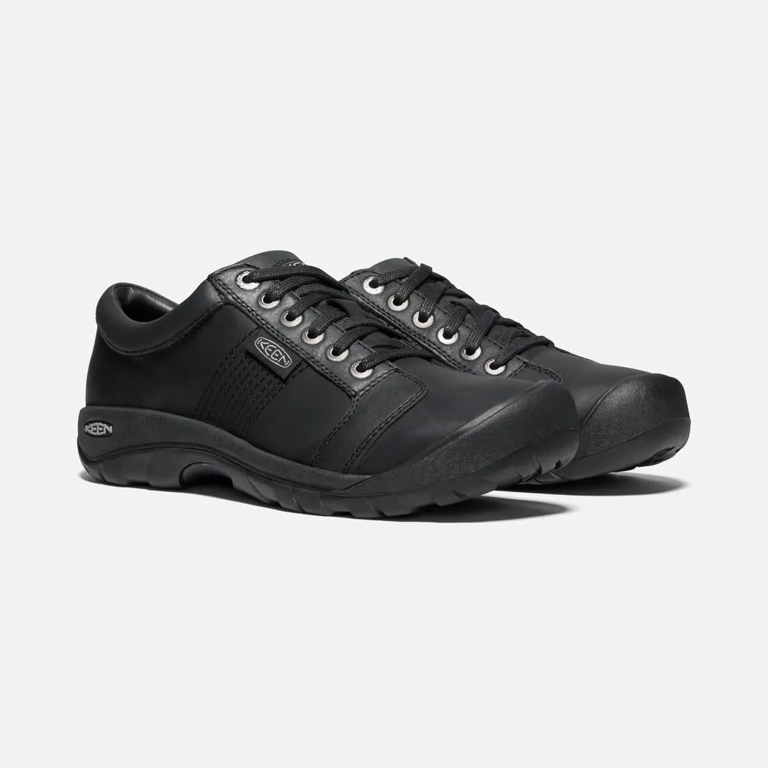 Keen Men's Austin Lace Up Shoes- Black
