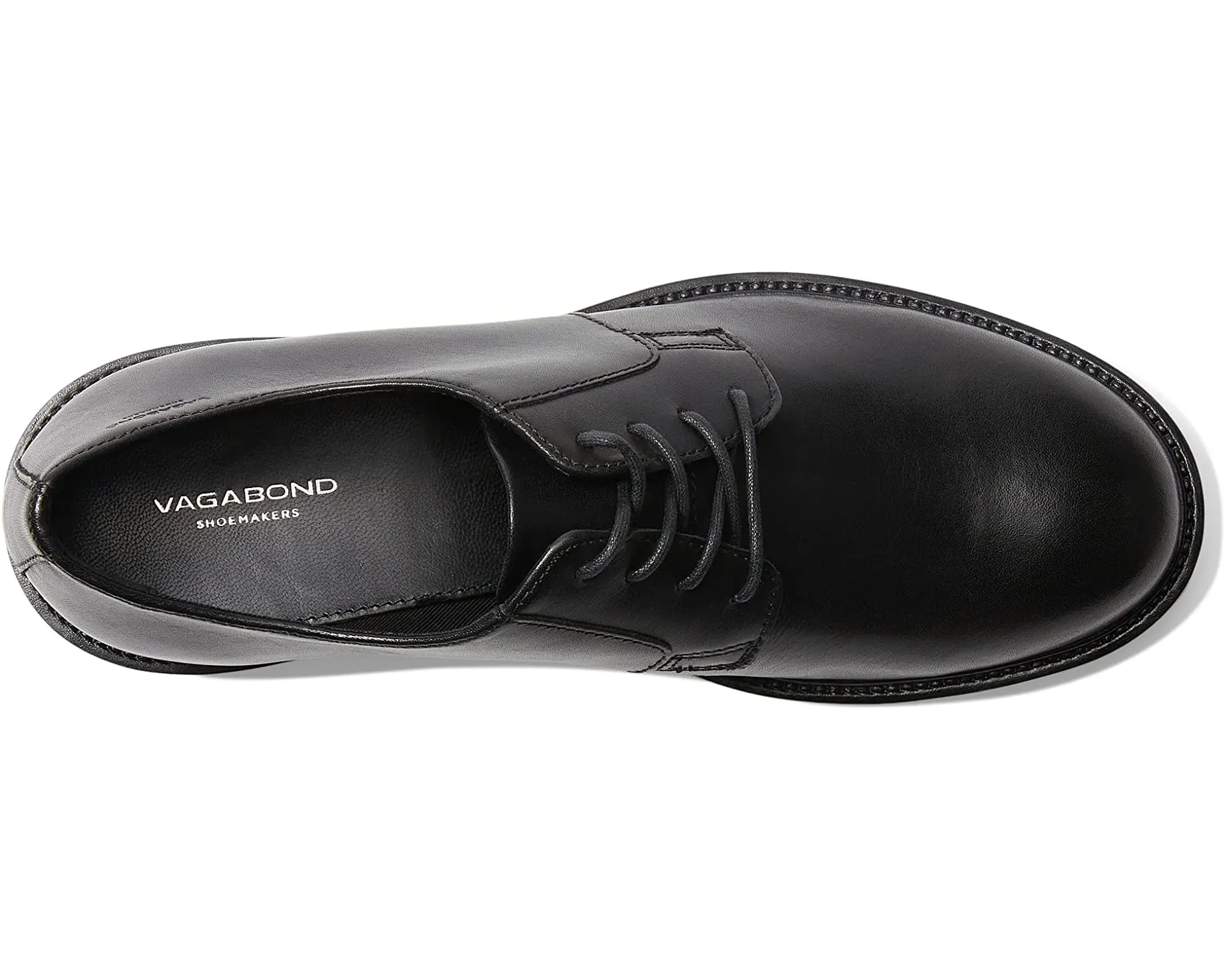 Kenova Leather Derby Vagabond Shoemakers Oxfords, black