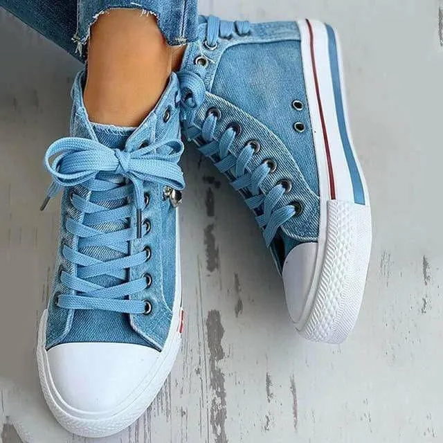 Leon - Vintage Ademende Ritssportschoenen