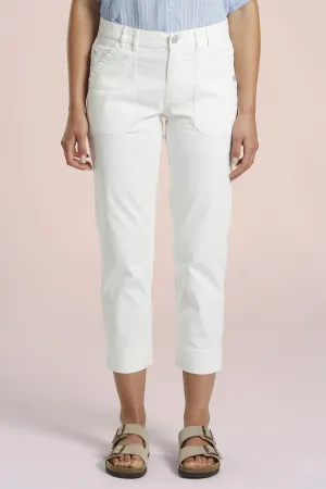 Mat De Misaine Trousers 3/4 Length Calcaire White Pimoricou-34726 U15