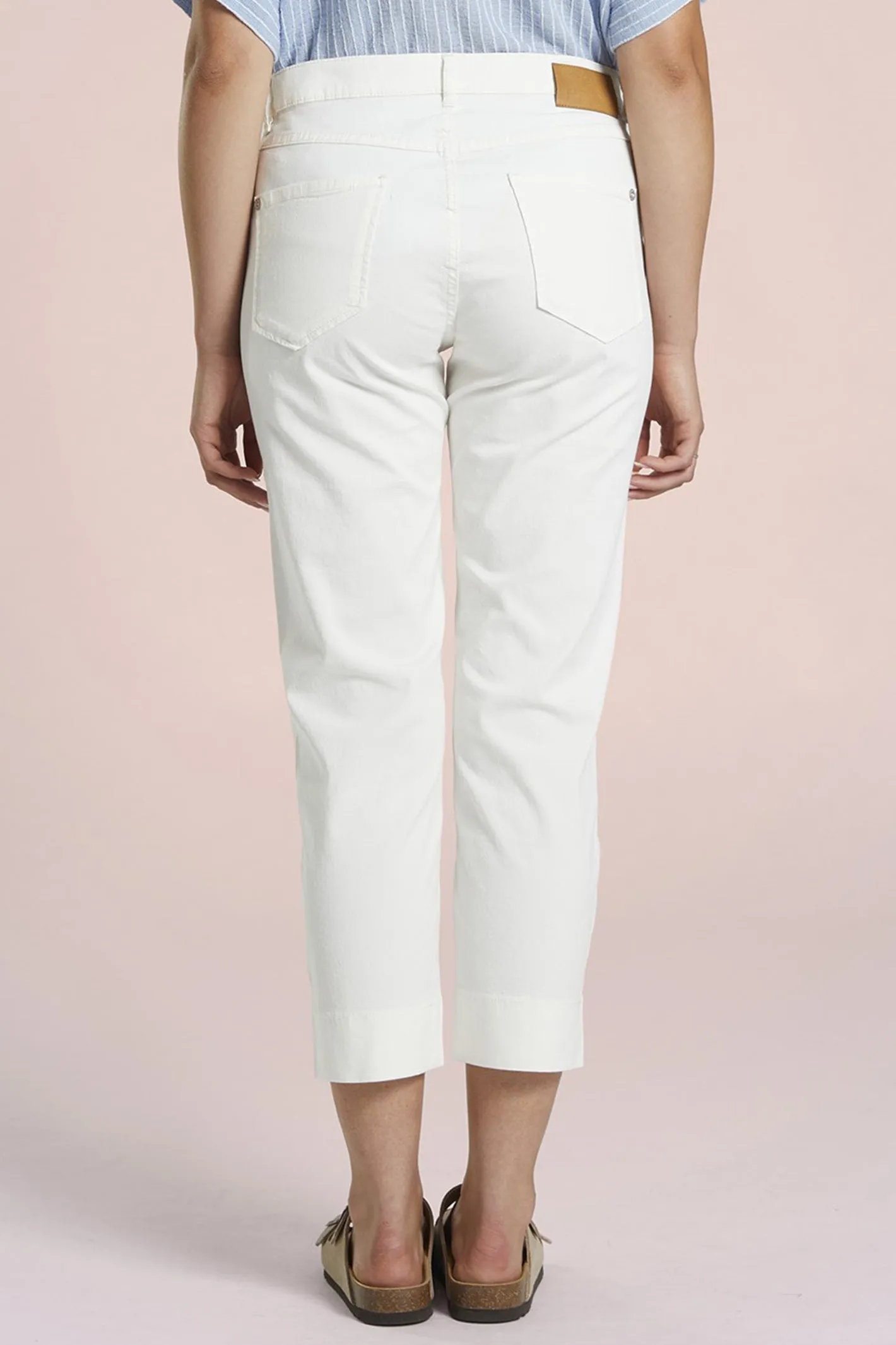 Mat De Misaine Trousers 3/4 Length Calcaire White Pimoricou-34726 U15