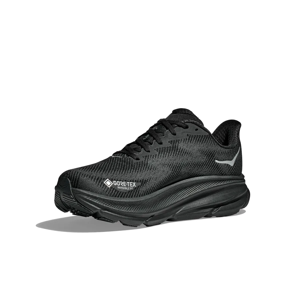 Mens Clifton 9 GTX - Black/Black