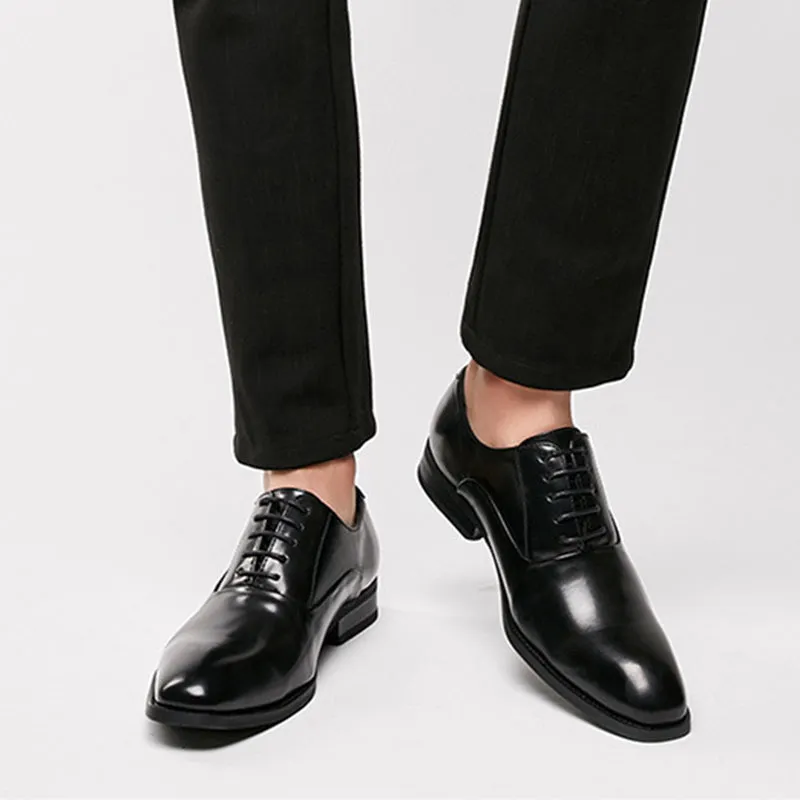 Men's faux leahter derby shoes