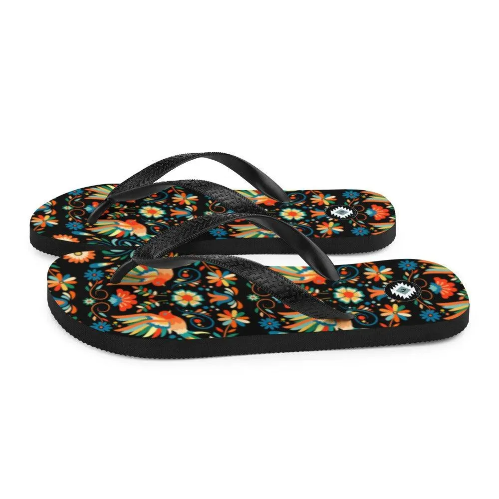 Mexican Otomi Flip Flops