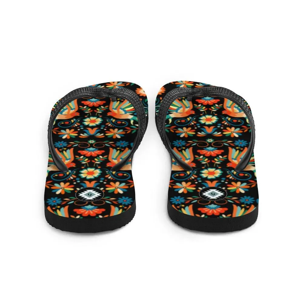 Mexican Otomi Flip Flops