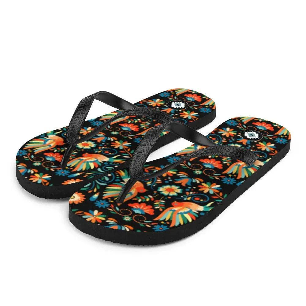 Mexican Otomi Flip Flops