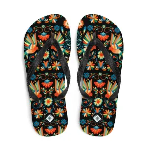 Mexican Otomi Flip Flops