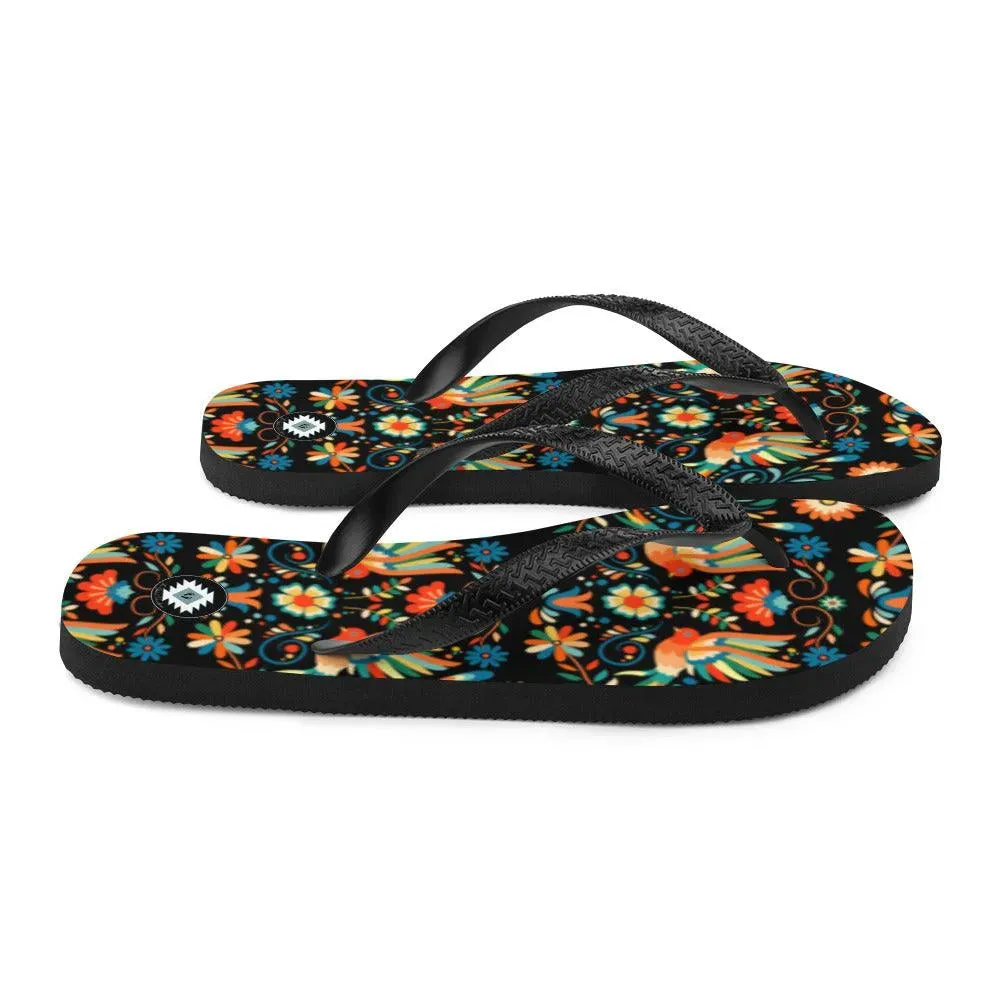 Mexican Otomi Flip Flops