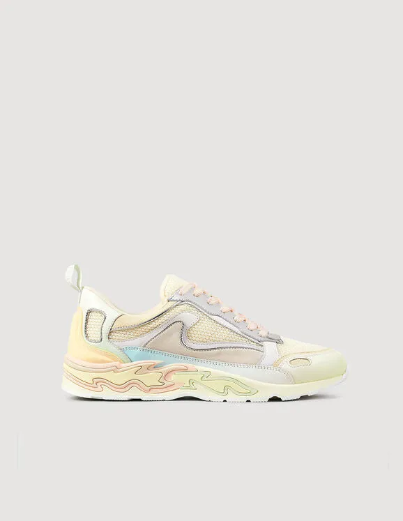Multicoloured Flame Trainers