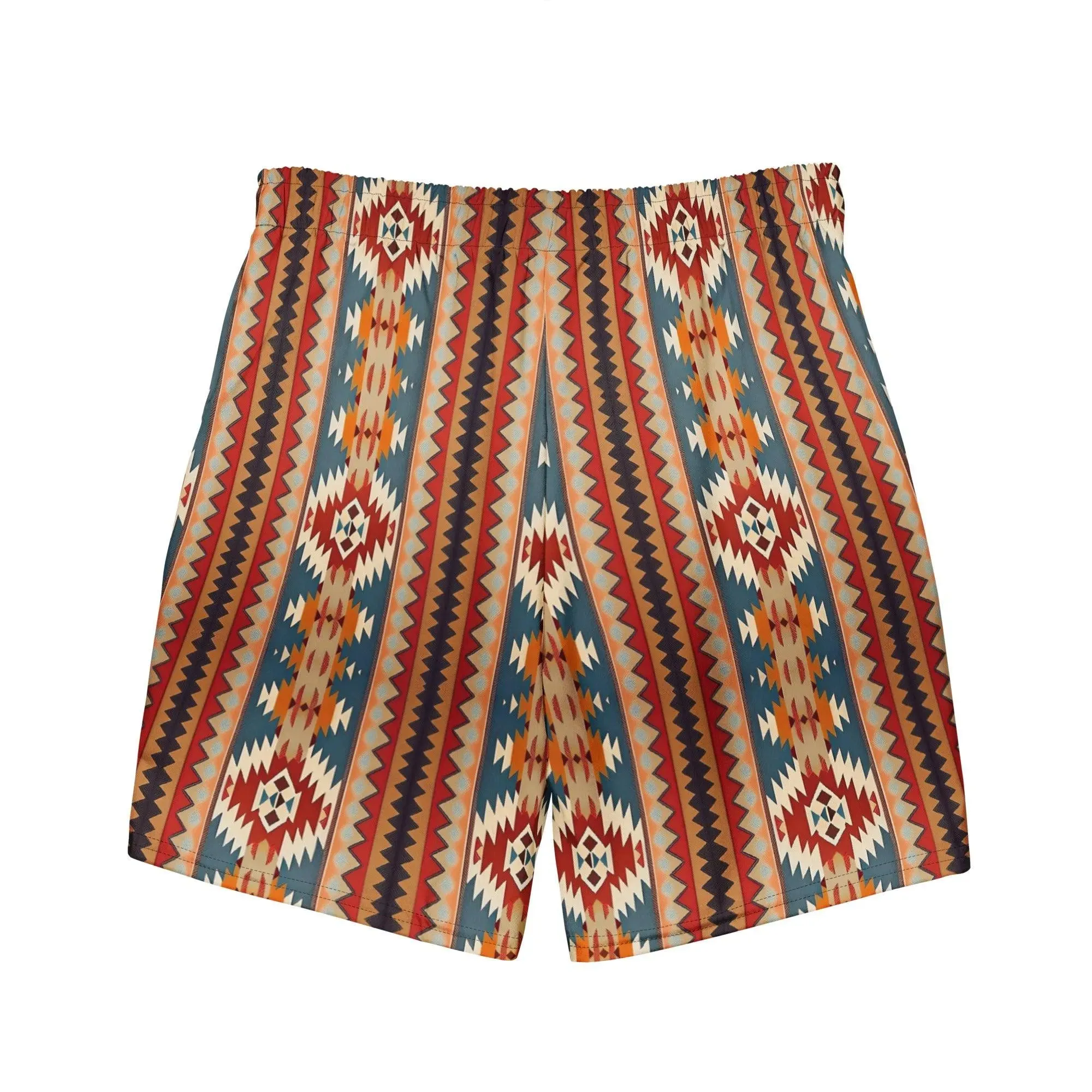 Native American Sunset Recycled Men's Swim Trunks