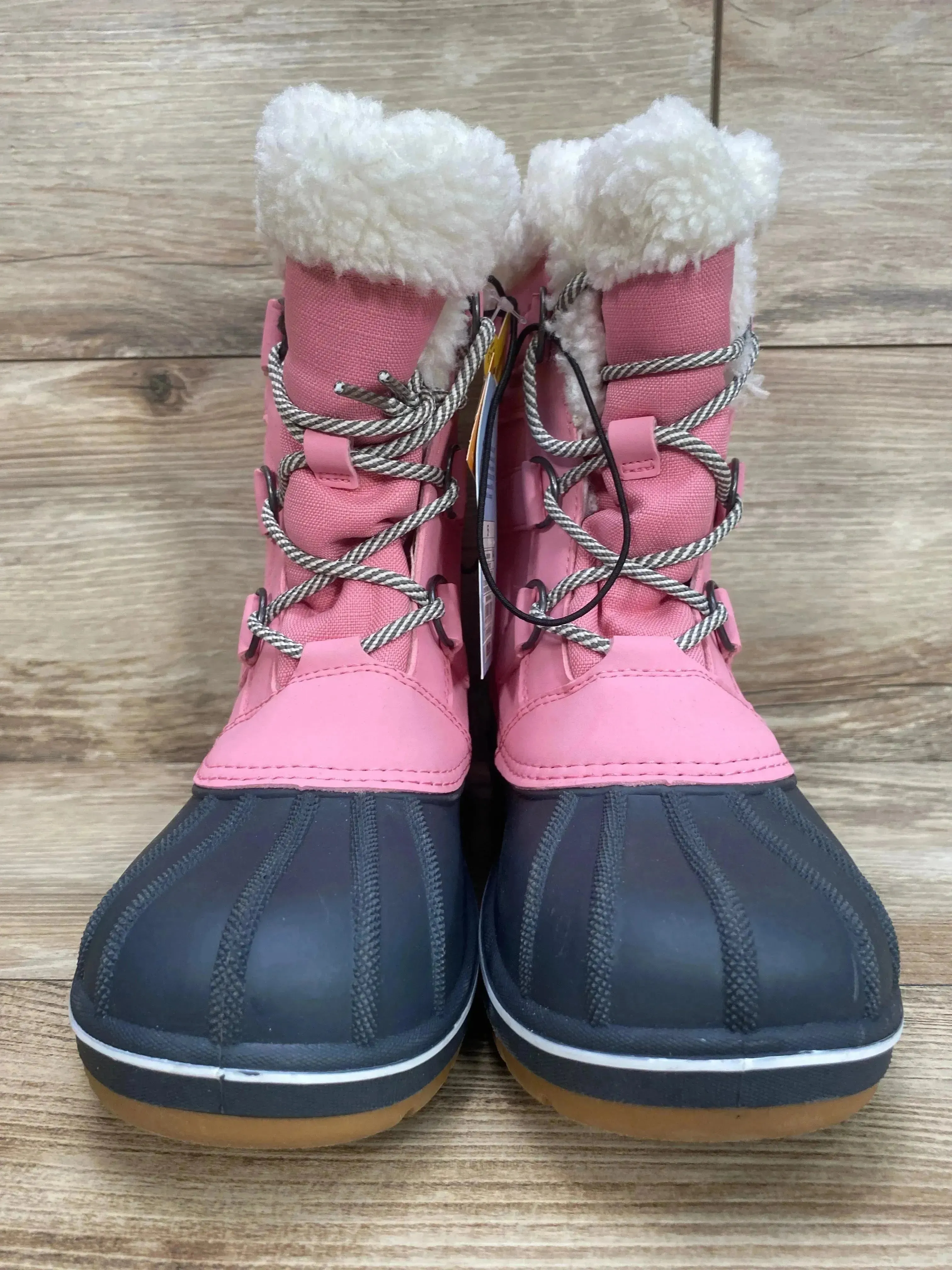 NEW Cat & Jack Kit Winter Boots Pink Sz 5Y